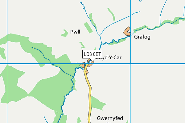 LD3 0ET map - OS VectorMap District (Ordnance Survey)