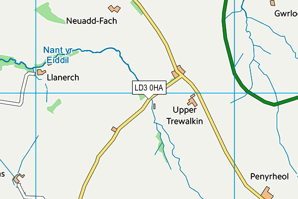 LD3 0HA map - OS VectorMap District (Ordnance Survey)