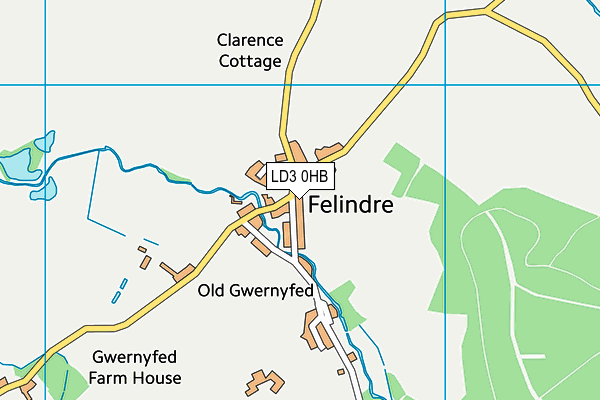 LD3 0HB map - OS VectorMap District (Ordnance Survey)