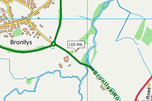 LD3 0HL map - OS VectorMap District (Ordnance Survey)