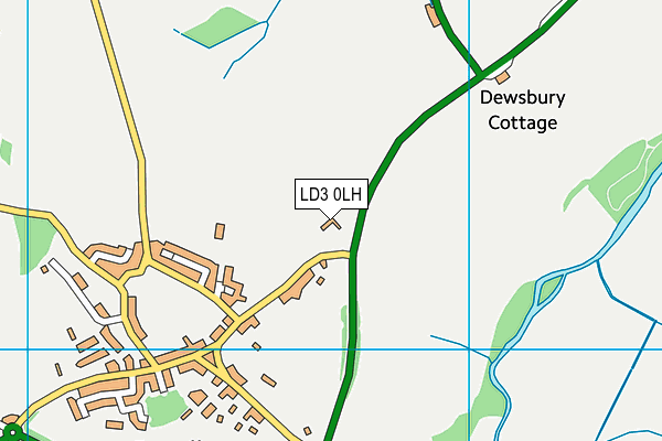 LD3 0LH map - OS VectorMap District (Ordnance Survey)