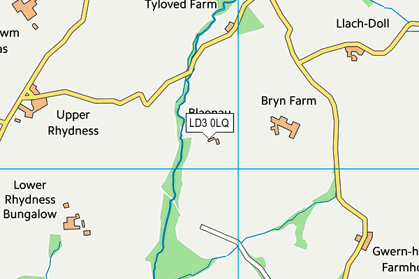 LD3 0LQ map - OS VectorMap District (Ordnance Survey)