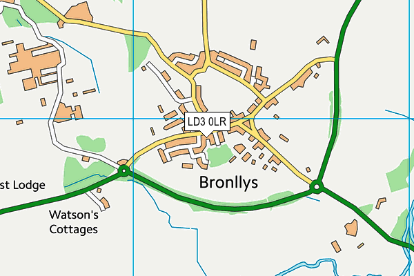 LD3 0LR map - OS VectorMap District (Ordnance Survey)