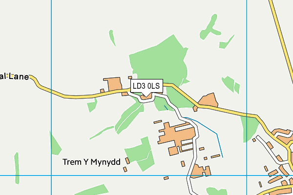 LD3 0LS map - OS VectorMap District (Ordnance Survey)