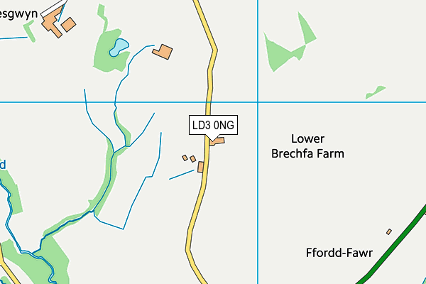 LD3 0NG map - OS VectorMap District (Ordnance Survey)