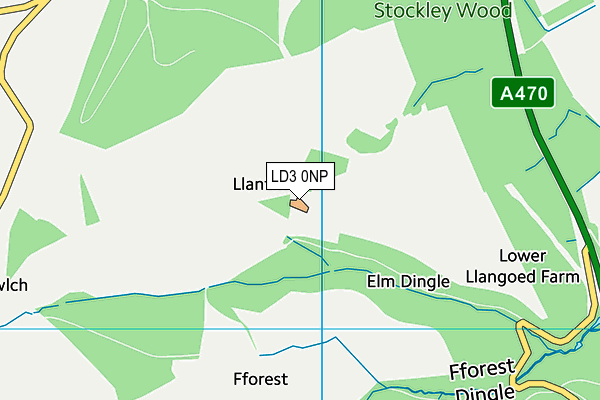 LD3 0NP map - OS VectorMap District (Ordnance Survey)