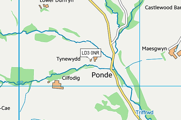 LD3 0NR map - OS VectorMap District (Ordnance Survey)