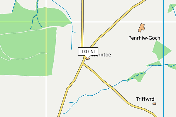 LD3 0NT map - OS VectorMap District (Ordnance Survey)