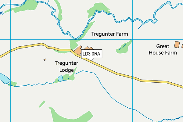 LD3 0RA map - OS VectorMap District (Ordnance Survey)