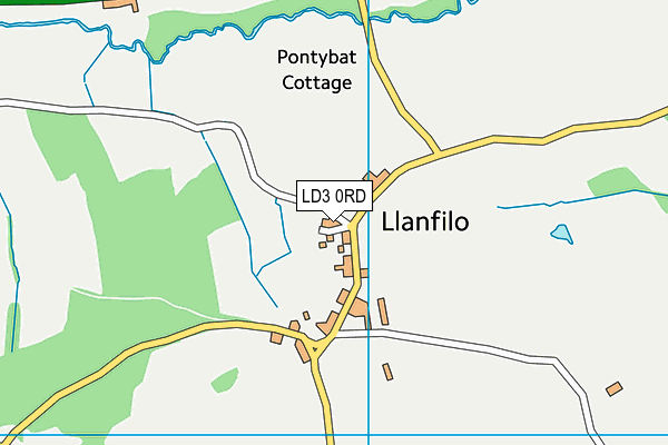 LD3 0RD map - OS VectorMap District (Ordnance Survey)