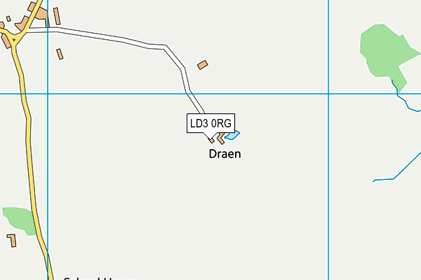 LD3 0RG map - OS VectorMap District (Ordnance Survey)