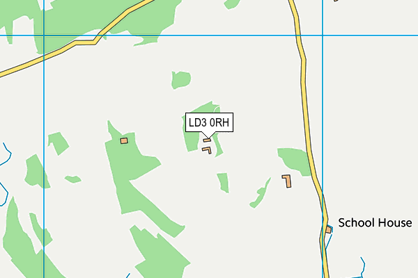 LD3 0RH map - OS VectorMap District (Ordnance Survey)