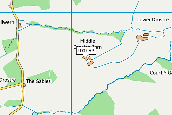 LD3 0RP map - OS VectorMap District (Ordnance Survey)