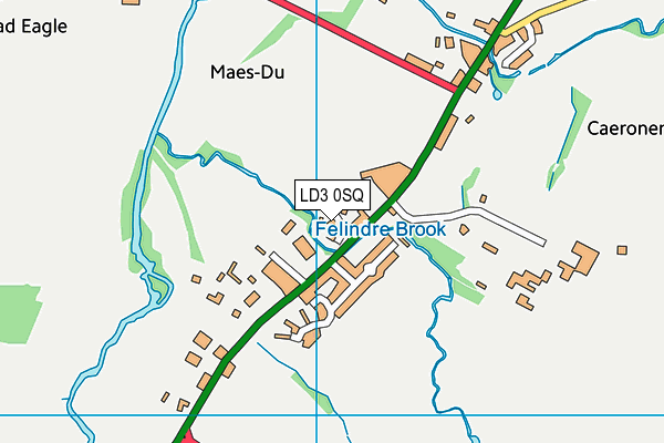 LD3 0SQ map - OS VectorMap District (Ordnance Survey)