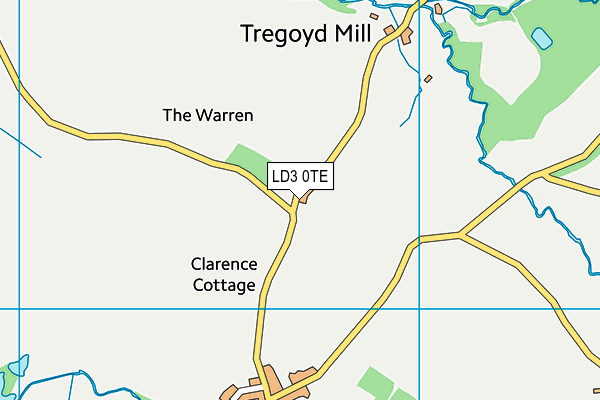 LD3 0TE map - OS VectorMap District (Ordnance Survey)