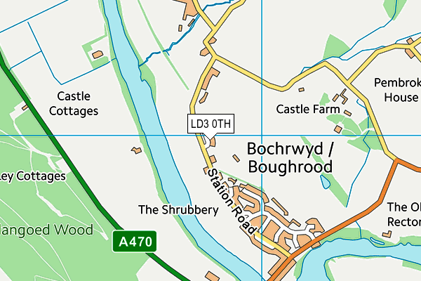 LD3 0TH map - OS VectorMap District (Ordnance Survey)