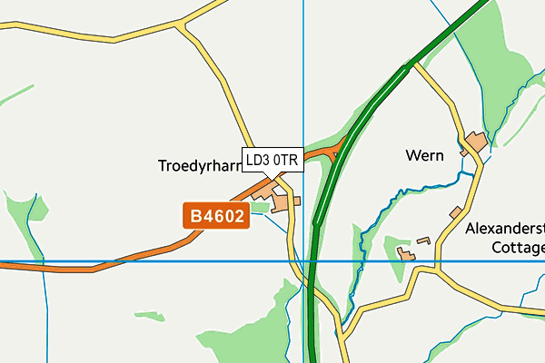 LD3 0TR map - OS VectorMap District (Ordnance Survey)