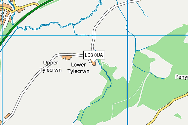 LD3 0UA map - OS VectorMap District (Ordnance Survey)