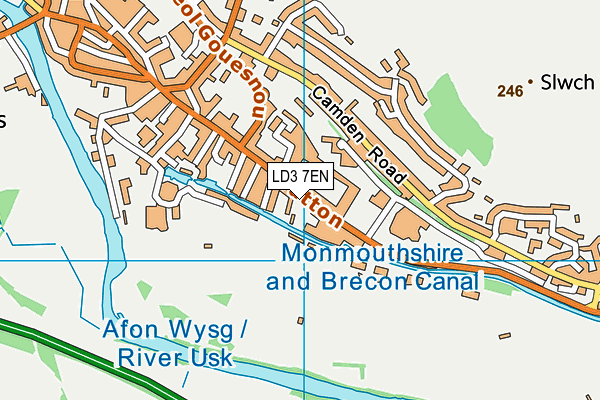 Map of TY MYNYDD CONSULTING LIMITED at district scale