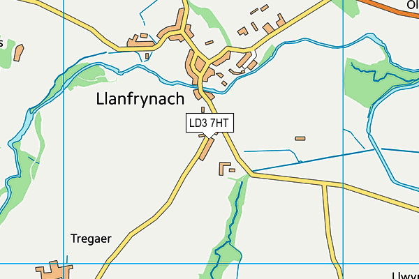 LD3 7HT map - OS VectorMap District (Ordnance Survey)