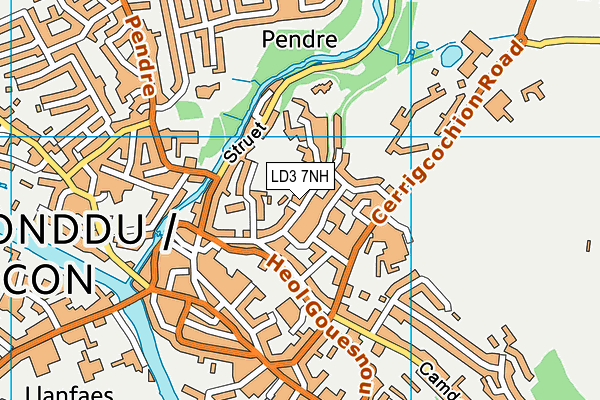 LD3 7NH map - OS VectorMap District (Ordnance Survey)