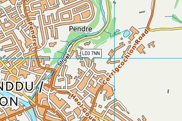 LD3 7NN map - OS VectorMap District (Ordnance Survey)