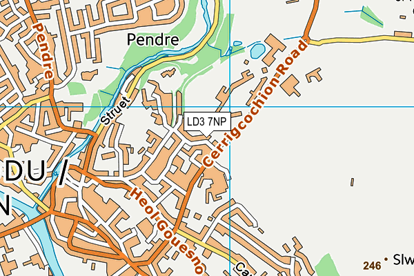 LD3 7NP map - OS VectorMap District (Ordnance Survey)