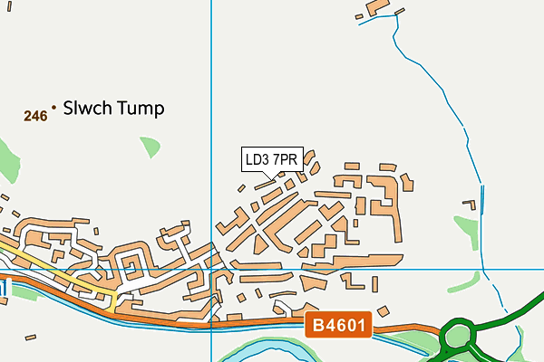 LD3 7PR map - OS VectorMap District (Ordnance Survey)