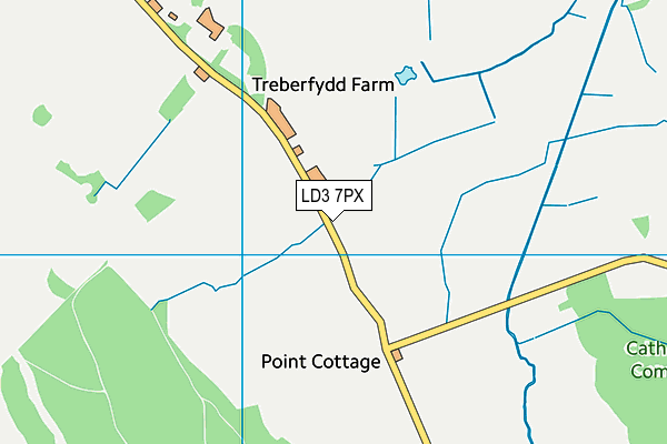 LD3 7PX map - OS VectorMap District (Ordnance Survey)