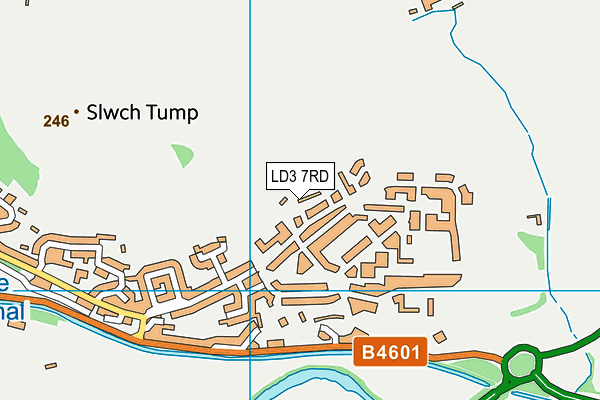 LD3 7RD map - OS VectorMap District (Ordnance Survey)