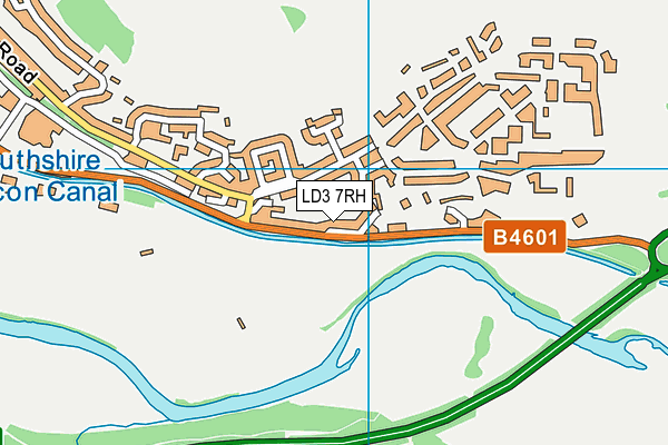 LD3 7RH map - OS VectorMap District (Ordnance Survey)