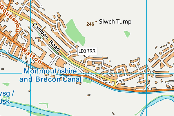 LD3 7RR map - OS VectorMap District (Ordnance Survey)