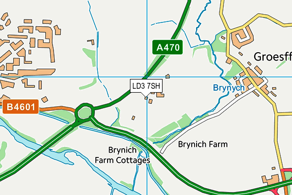 LD3 7SH map - OS VectorMap District (Ordnance Survey)