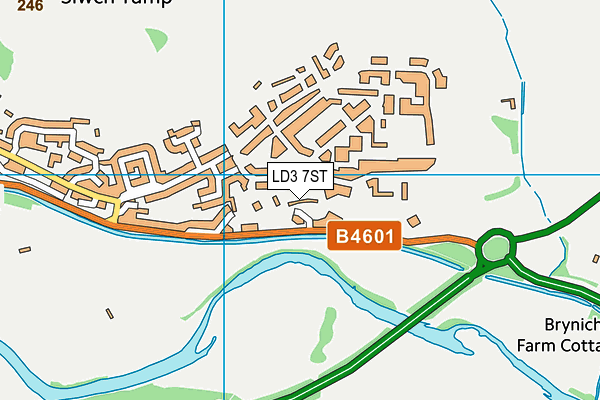 LD3 7ST map - OS VectorMap District (Ordnance Survey)