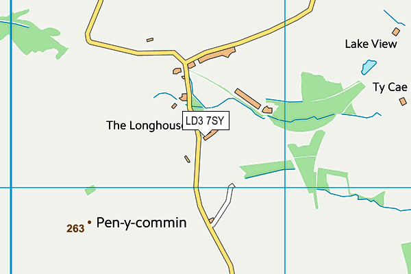 LD3 7SY map - OS VectorMap District (Ordnance Survey)