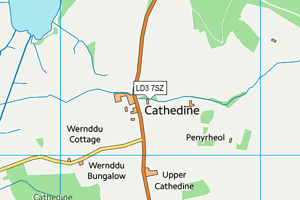 LD3 7SZ map - OS VectorMap District (Ordnance Survey)