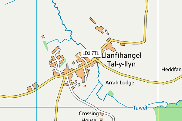 LD3 7TL map - OS VectorMap District (Ordnance Survey)