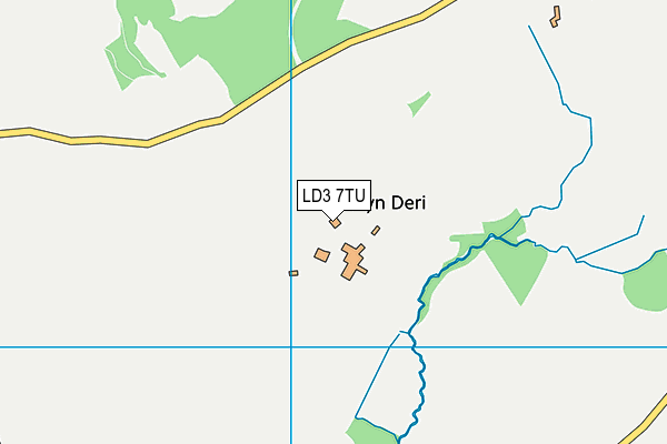 LD3 7TU map - OS VectorMap District (Ordnance Survey)