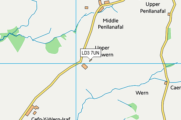 LD3 7UN map - OS VectorMap District (Ordnance Survey)