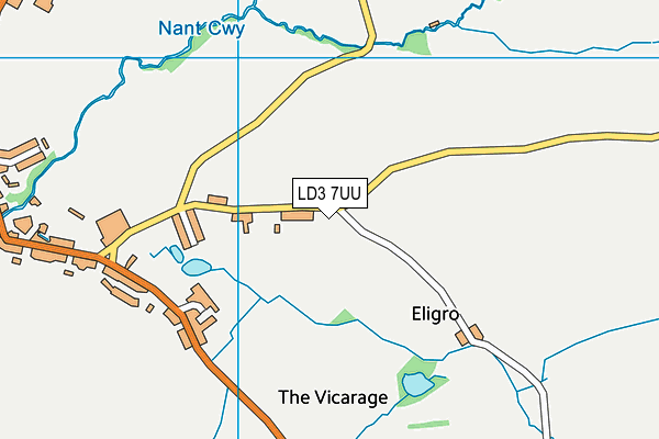LD3 7UU map - OS VectorMap District (Ordnance Survey)