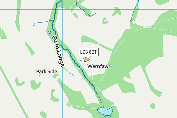 LD3 8ET map - OS VectorMap District (Ordnance Survey)