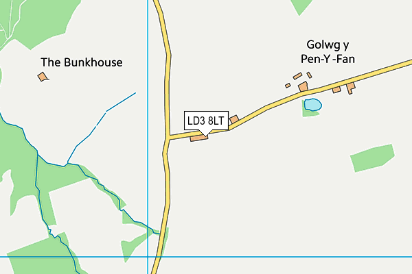 LD3 8LT map - OS VectorMap District (Ordnance Survey)