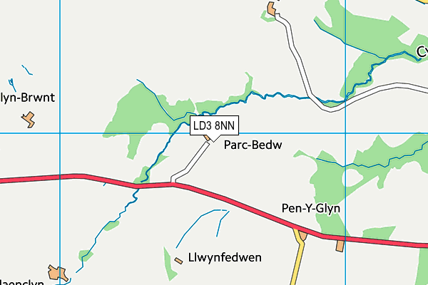 LD3 8NN map - OS VectorMap District (Ordnance Survey)