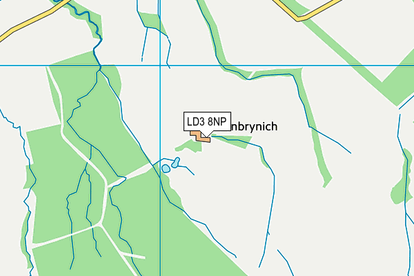 LD3 8NP map - OS VectorMap District (Ordnance Survey)