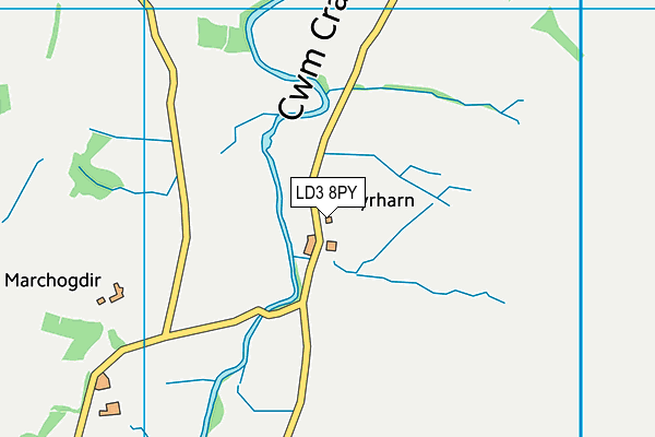 LD3 8PY map - OS VectorMap District (Ordnance Survey)