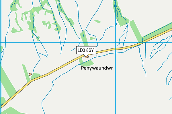 LD3 8SY map - OS VectorMap District (Ordnance Survey)