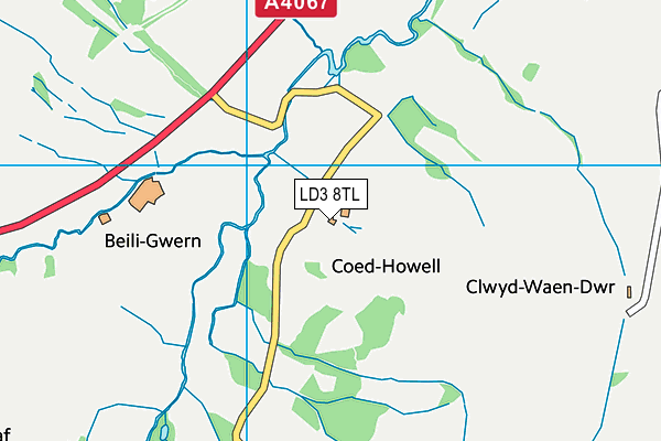 LD3 8TL map - OS VectorMap District (Ordnance Survey)