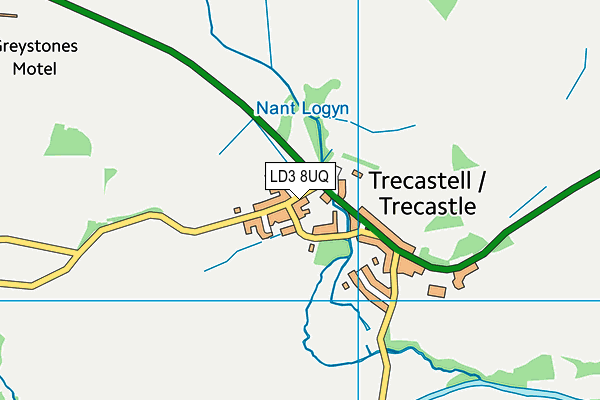 LD3 8UQ map - OS VectorMap District (Ordnance Survey)