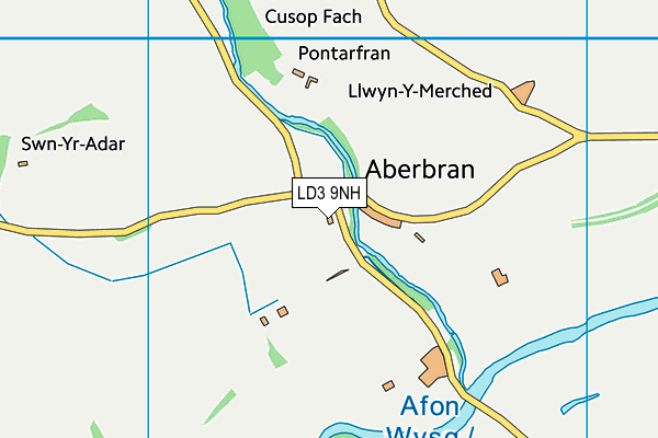 LD3 9NH map - OS VectorMap District (Ordnance Survey)