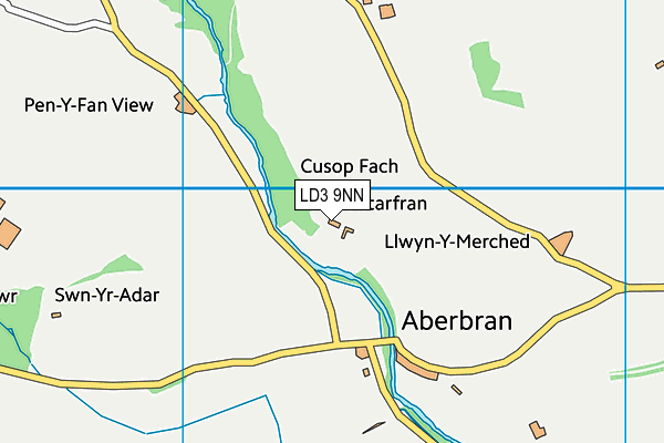 LD3 9NN map - OS VectorMap District (Ordnance Survey)